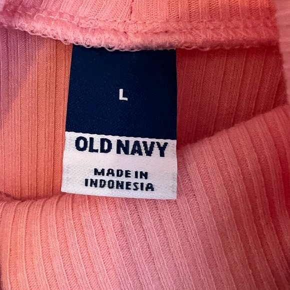 Pink Ribbed Turtleneck - Picture 3 of 6